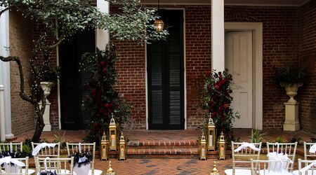 Candlelit And Modern French Courtyard Micro Wedding