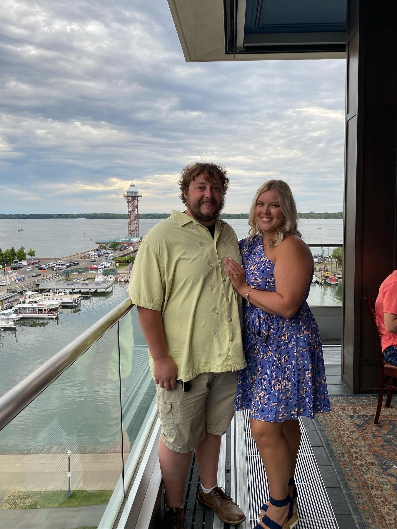 The day we got engaged 