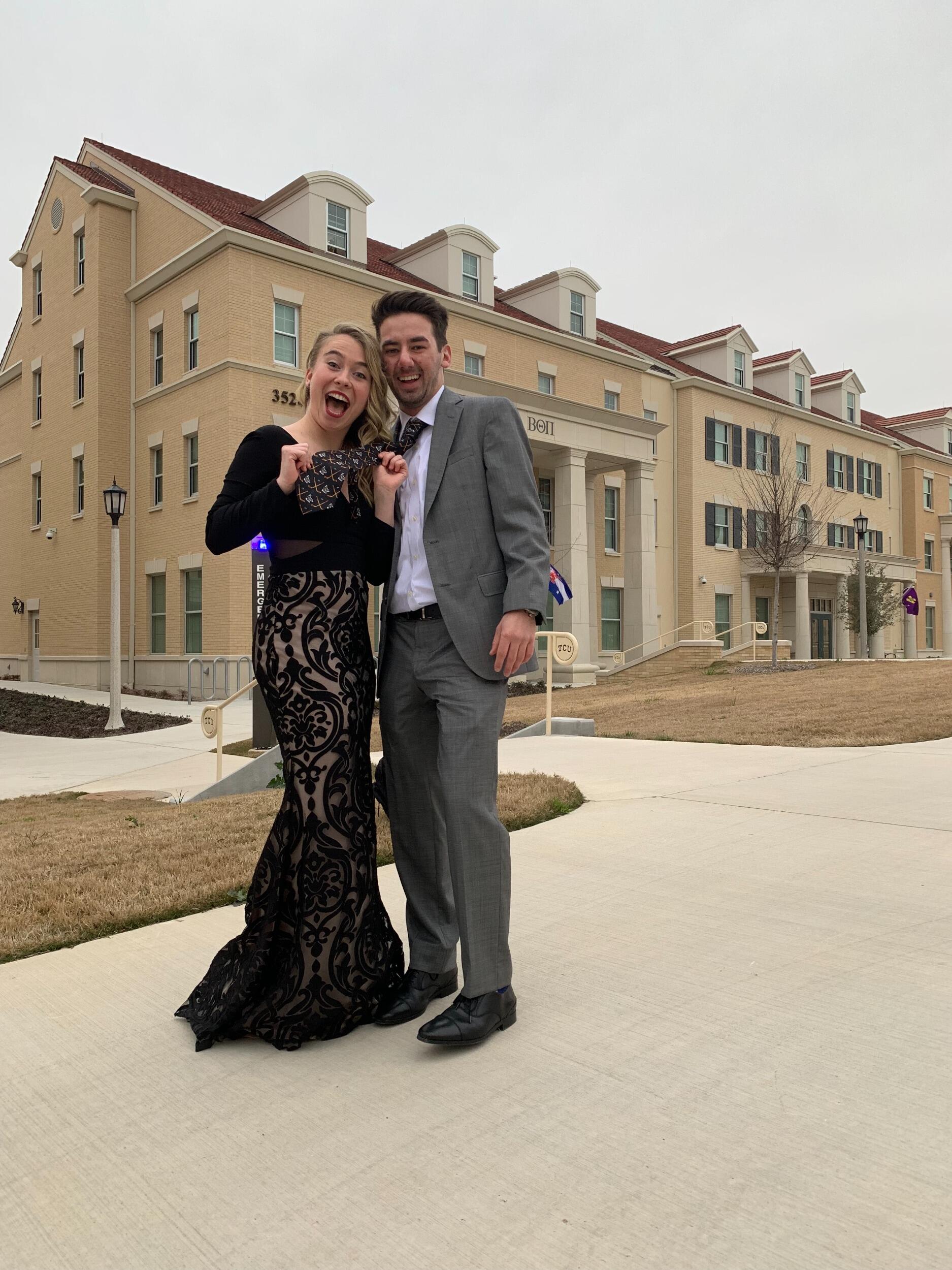 Our first official date at Caroline's Gamma Phi Beta spring formal!