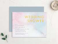 Weding shower invitation from The Knot Invitations