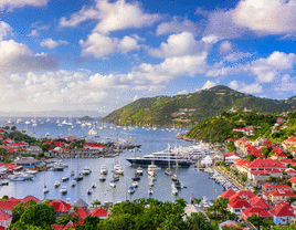 Photo of St. Barts as a LGBT honeymoon destination. 