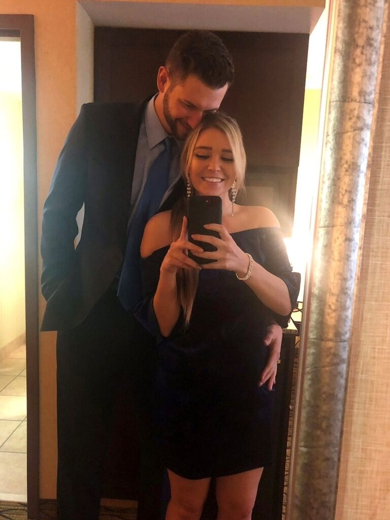 The day we went to our first wedding together!
