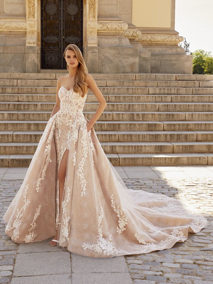 22 Stylish Bridal Separates and Two-Piece Wedding Gowns We Love