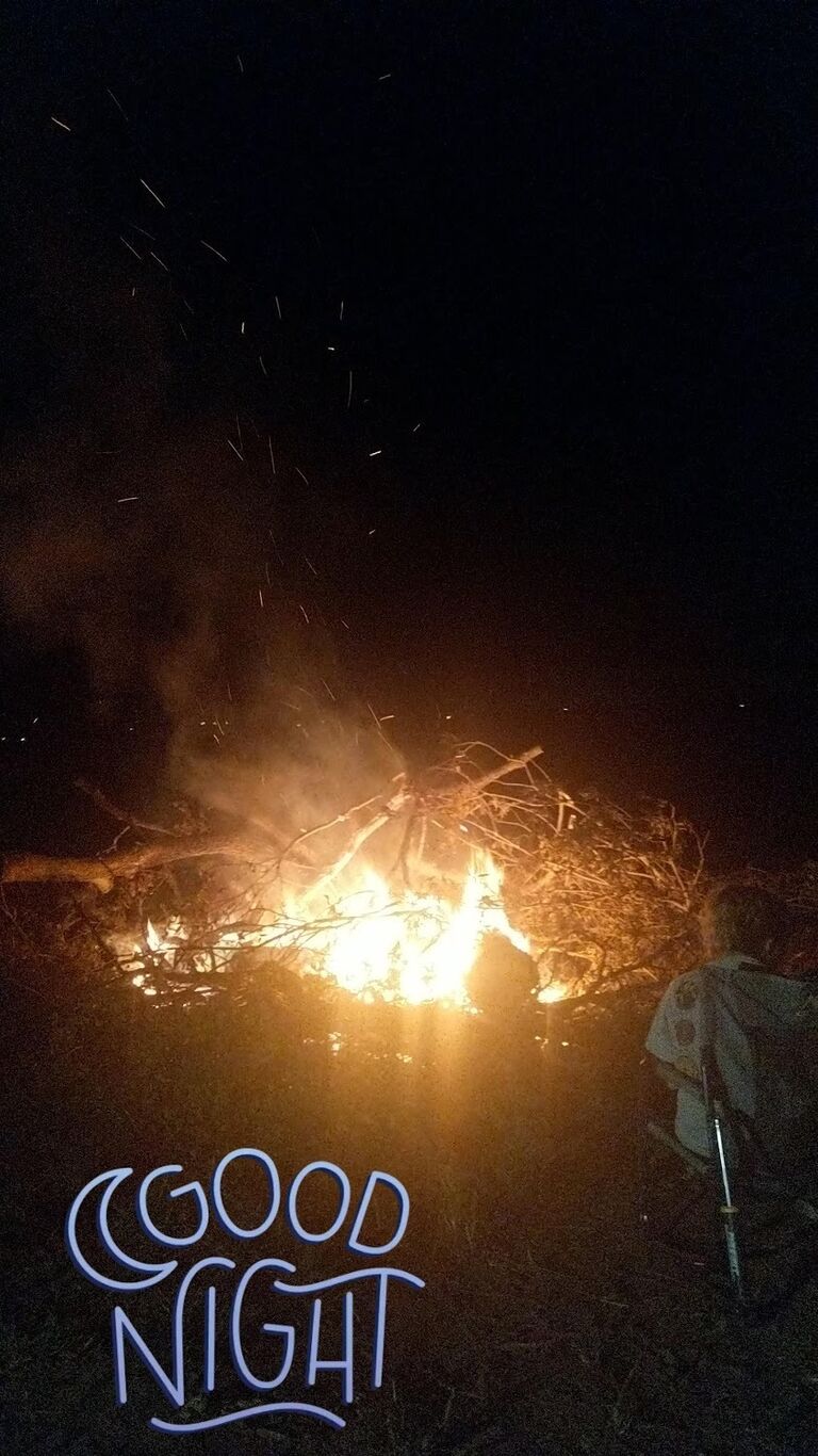 Bonfire with friends