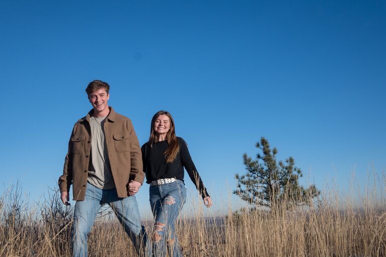 Moments before we got engaged! I told Ashley we were just out for a “photo shoot”