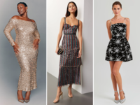 Three New Year's Eve wedding guest dresses