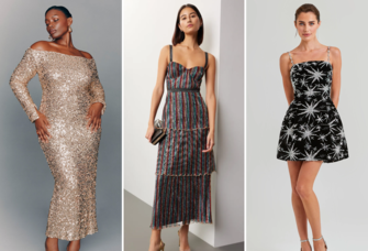 Three New Year's Eve wedding guest dresses