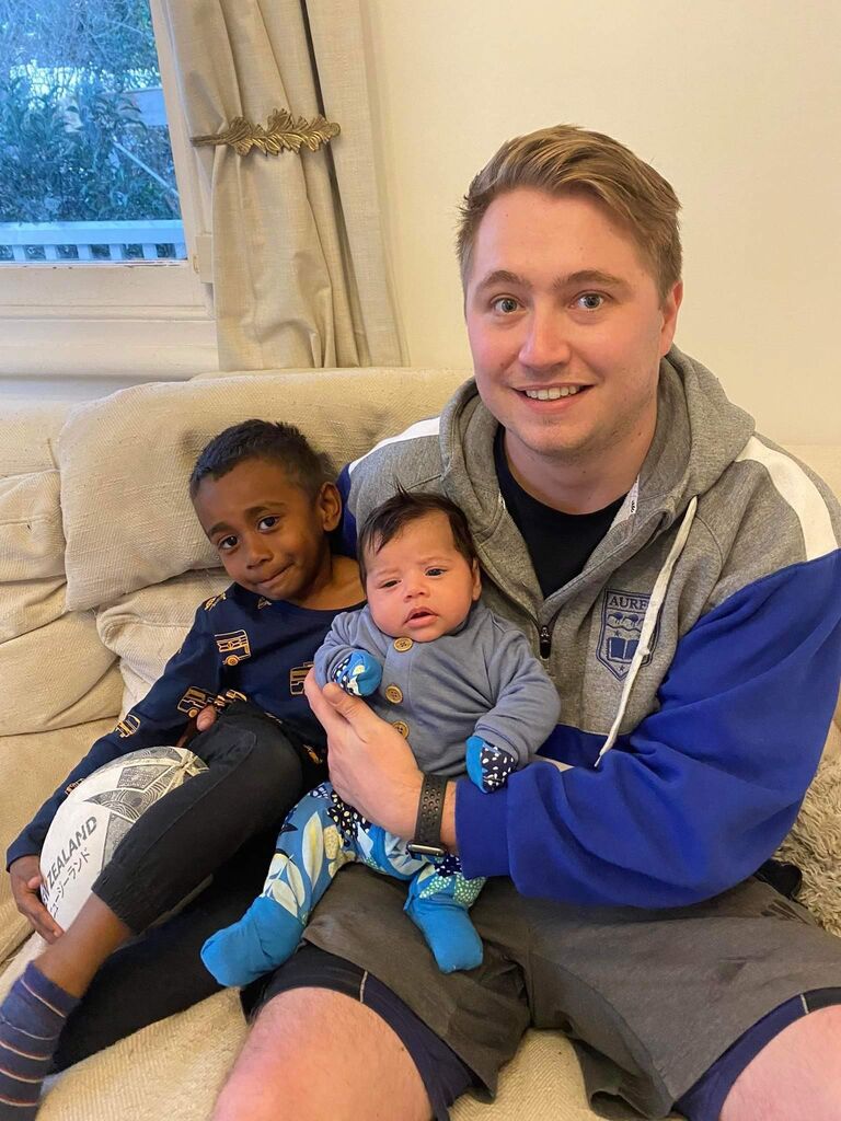 Our lovely little nephew Seru enters this world!
