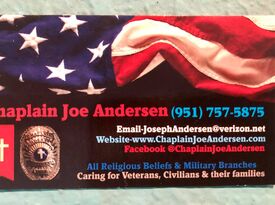 Chaplain Joe Andersen - Wedding Minister - Lake Elsinore, CA - Hero Gallery 1