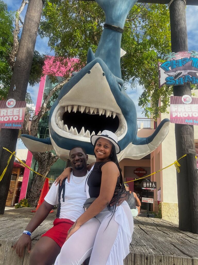 The first international trip! The couple would go to Ocho Rios, Jamaica and Cozumel, Mexico! 