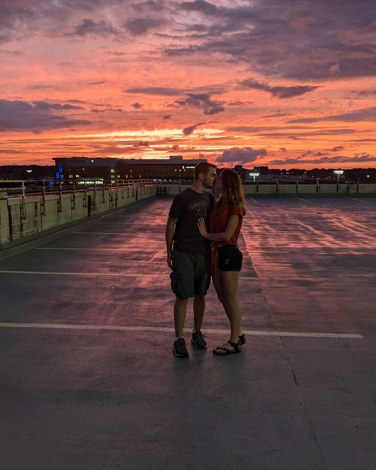 Starting our first school semester together (Hailey's 2nd year, Bobby's 4th)