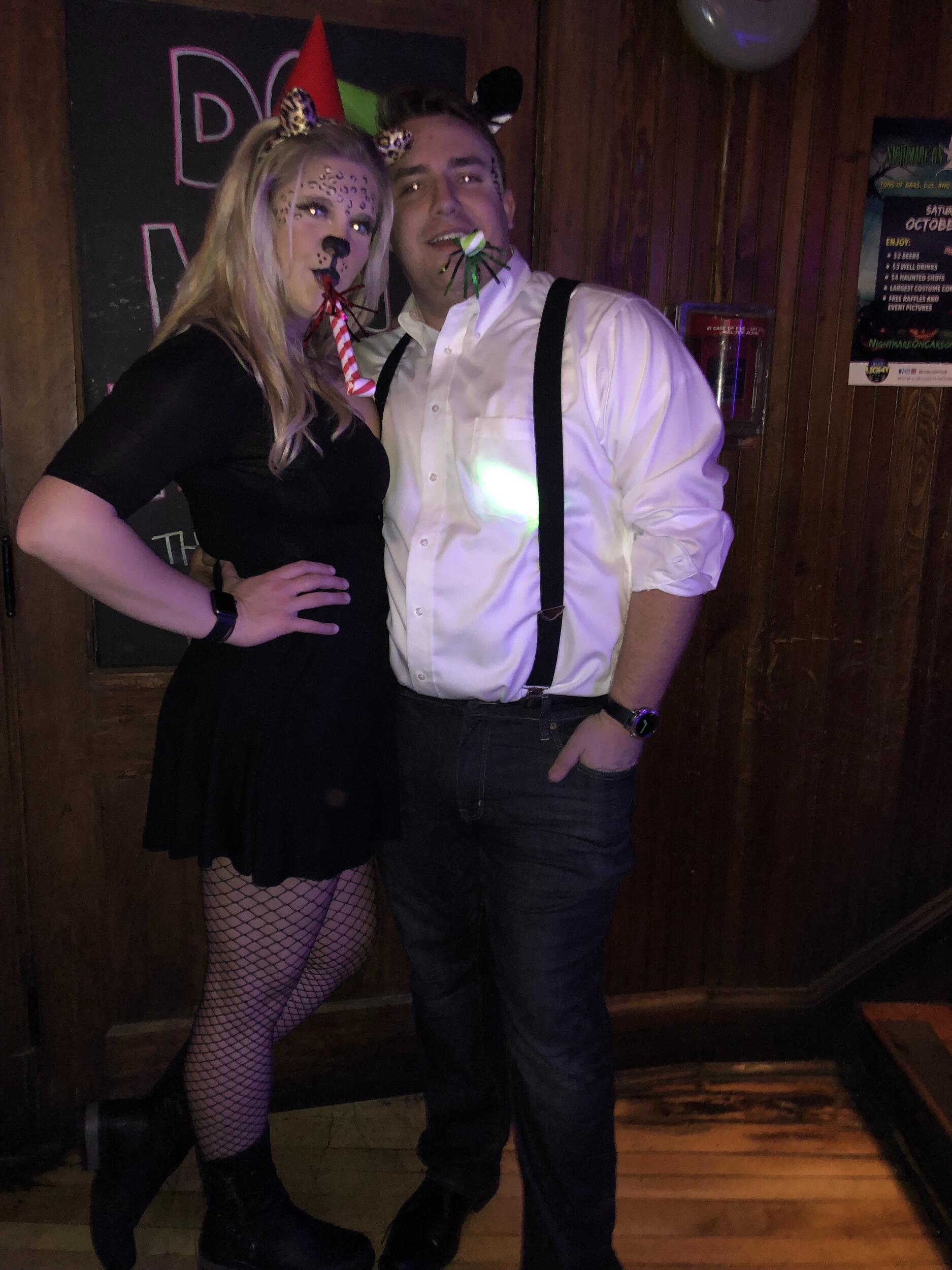A couple of Party Animals hit the South Side for Halloween