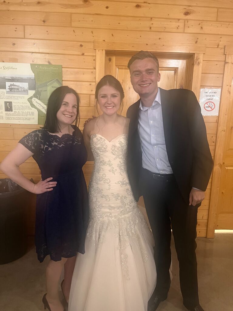 Celebrating our friend Lauren's wedding!