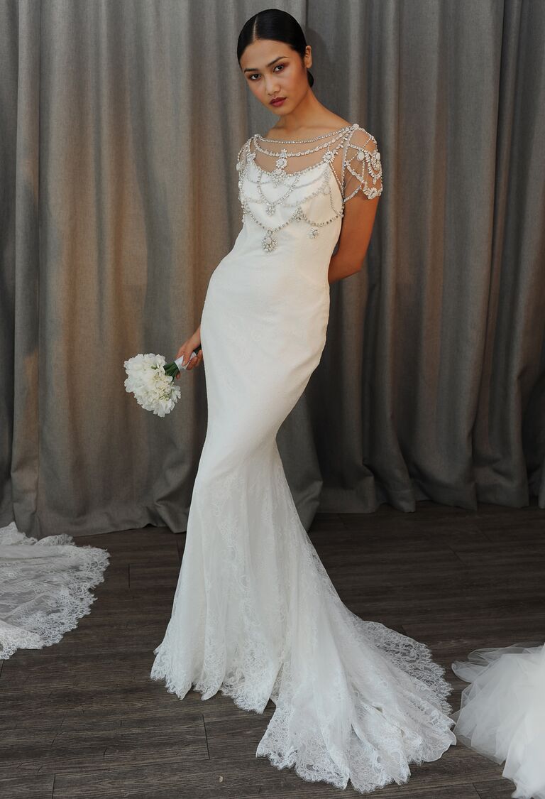 Badgley Mischka bridal gown