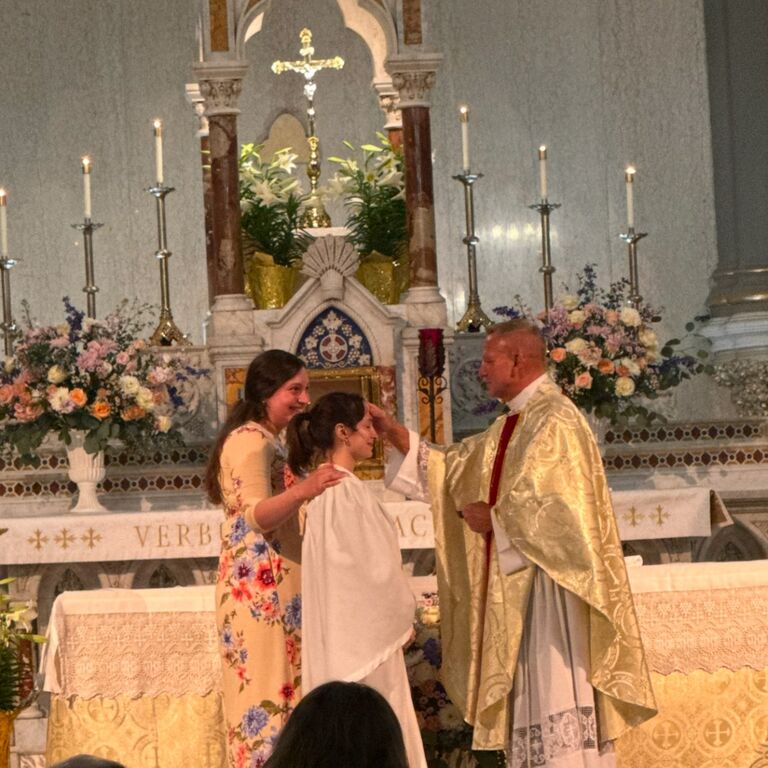 Mikayla is confirmed into the Catholic Church