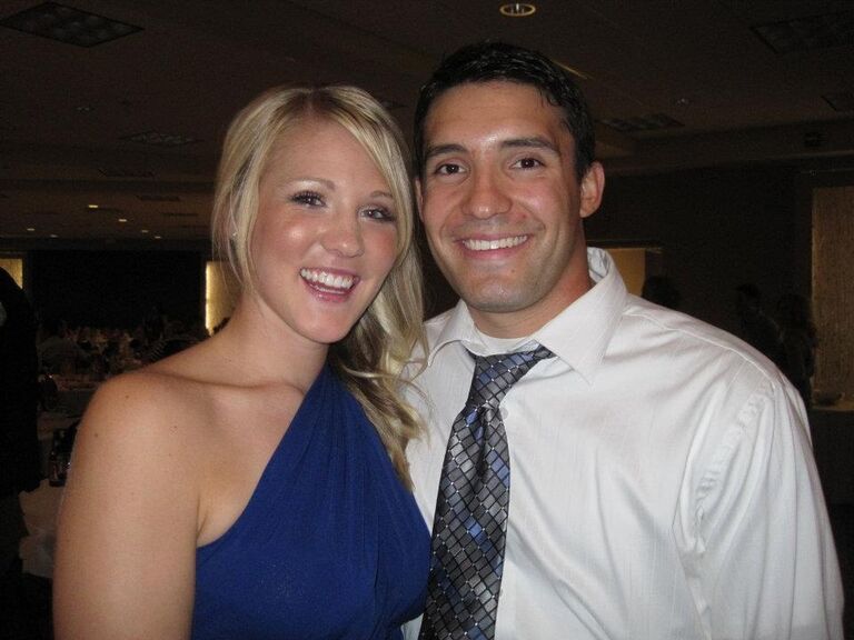 Our first wedding date together.
