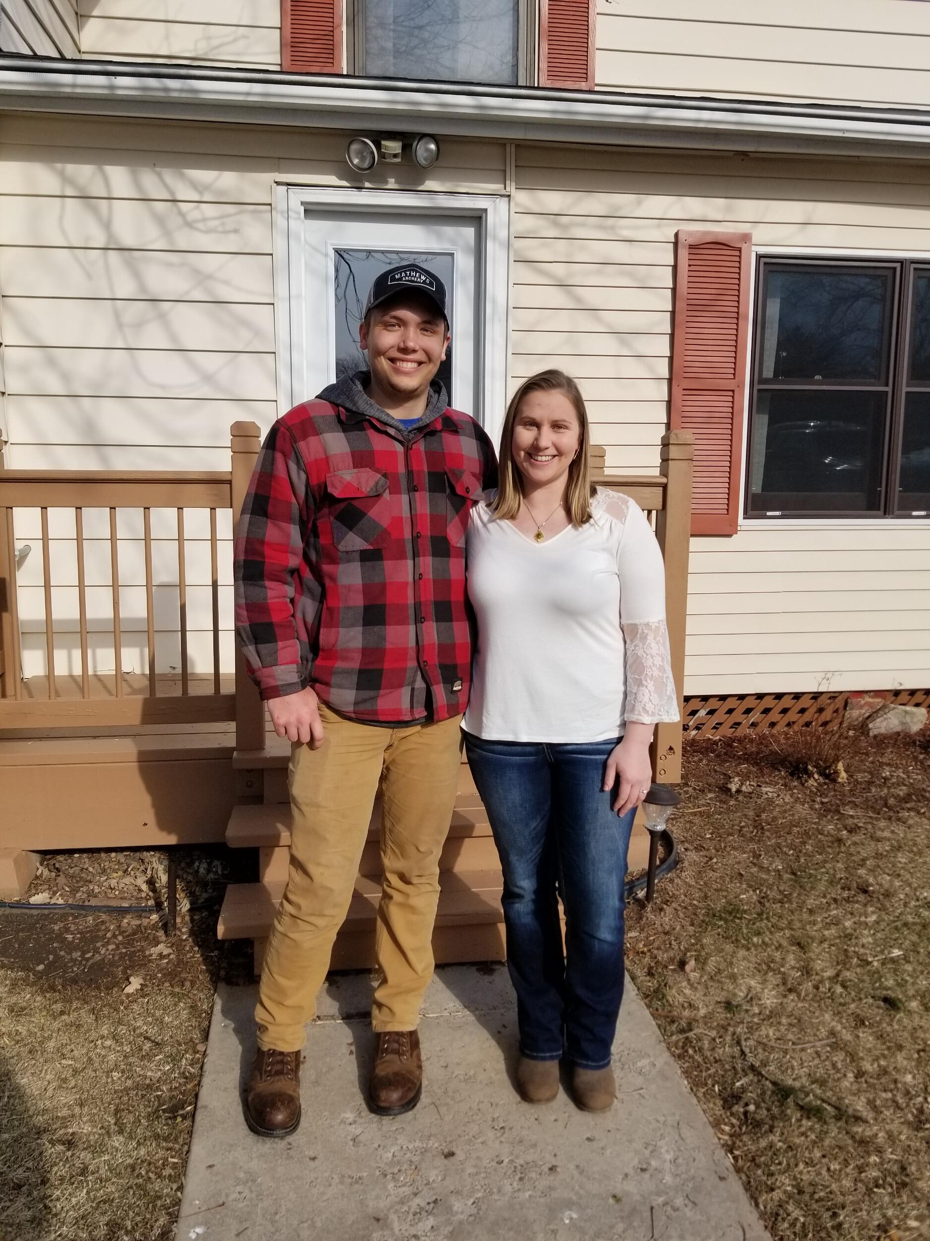 We officially became homeowners and bought our first house together