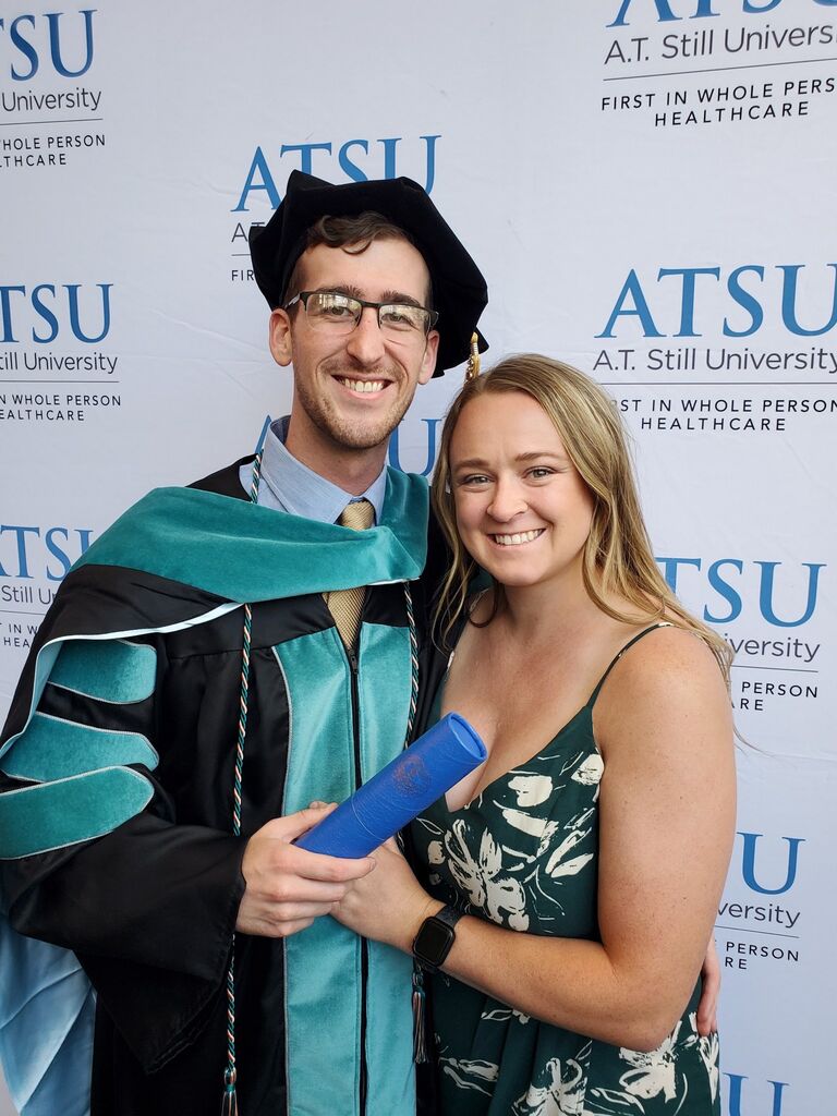 Daniel graduates from PT school! Yay to both being licensed PTs and finally being a double income household!