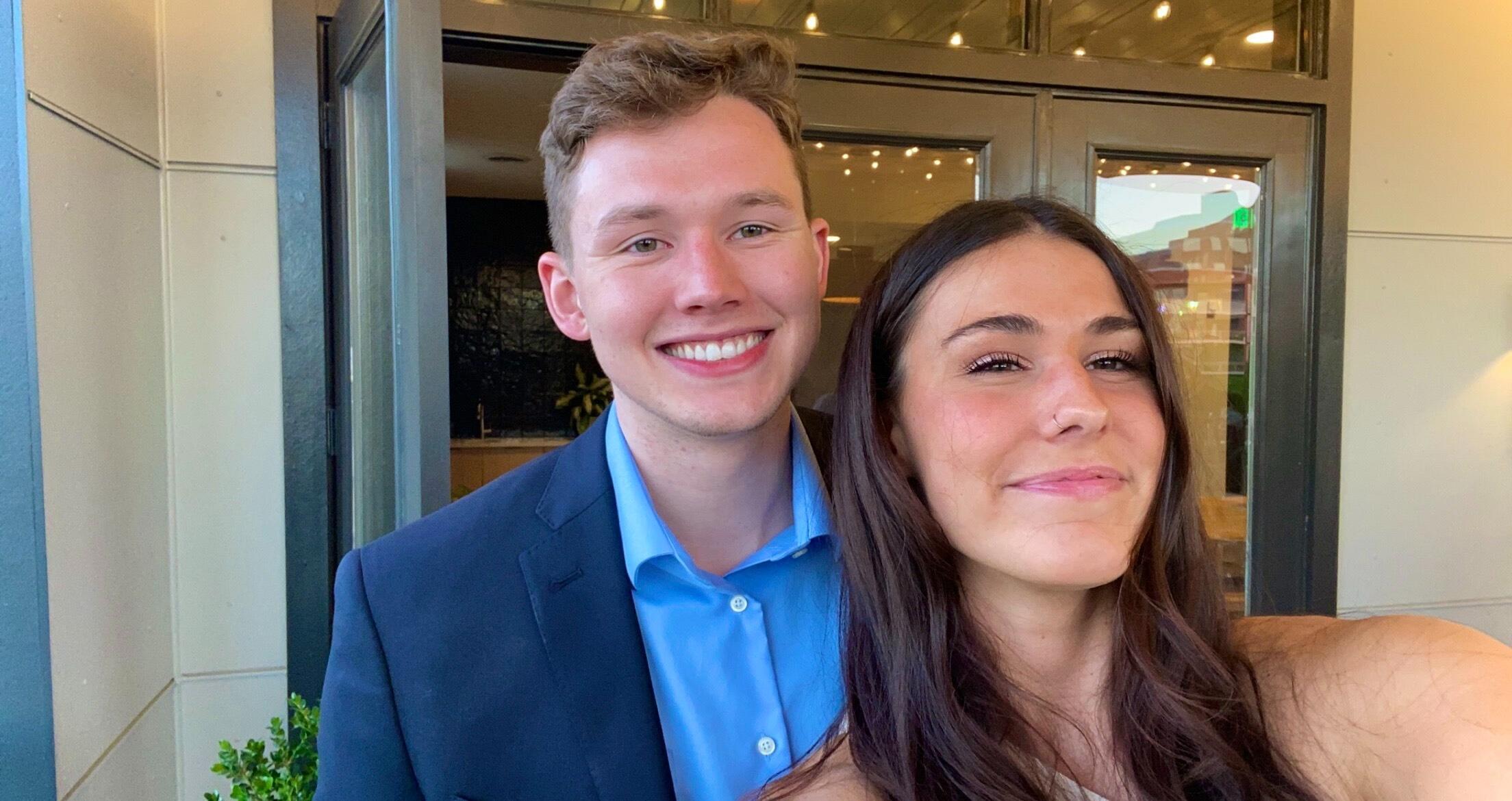 Michael surprised Maddie for her school formal!