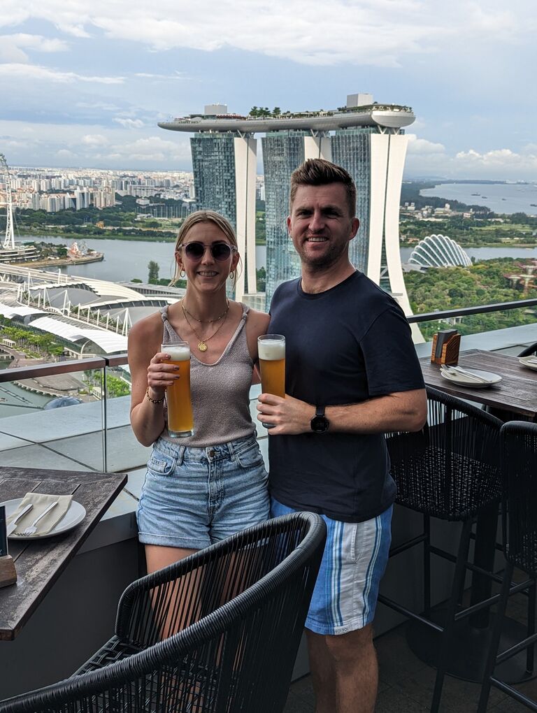 Garth's first visit to Singapore