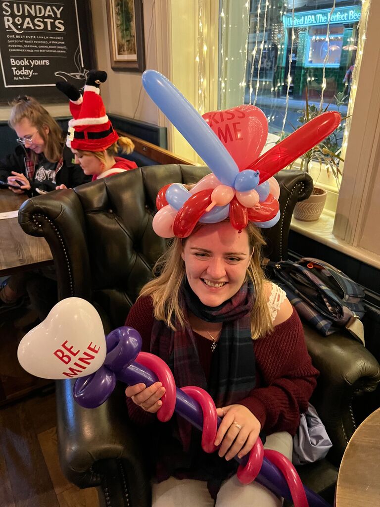 For Emily's first birthday together Matthew ensured she was suitably dressed and accessorised