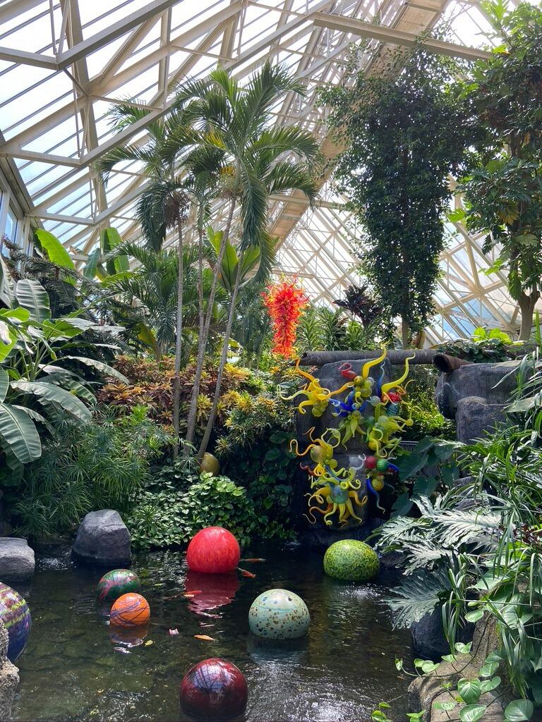 Andrew and Elizabeth's First date was at Franklin Park Conservatory 