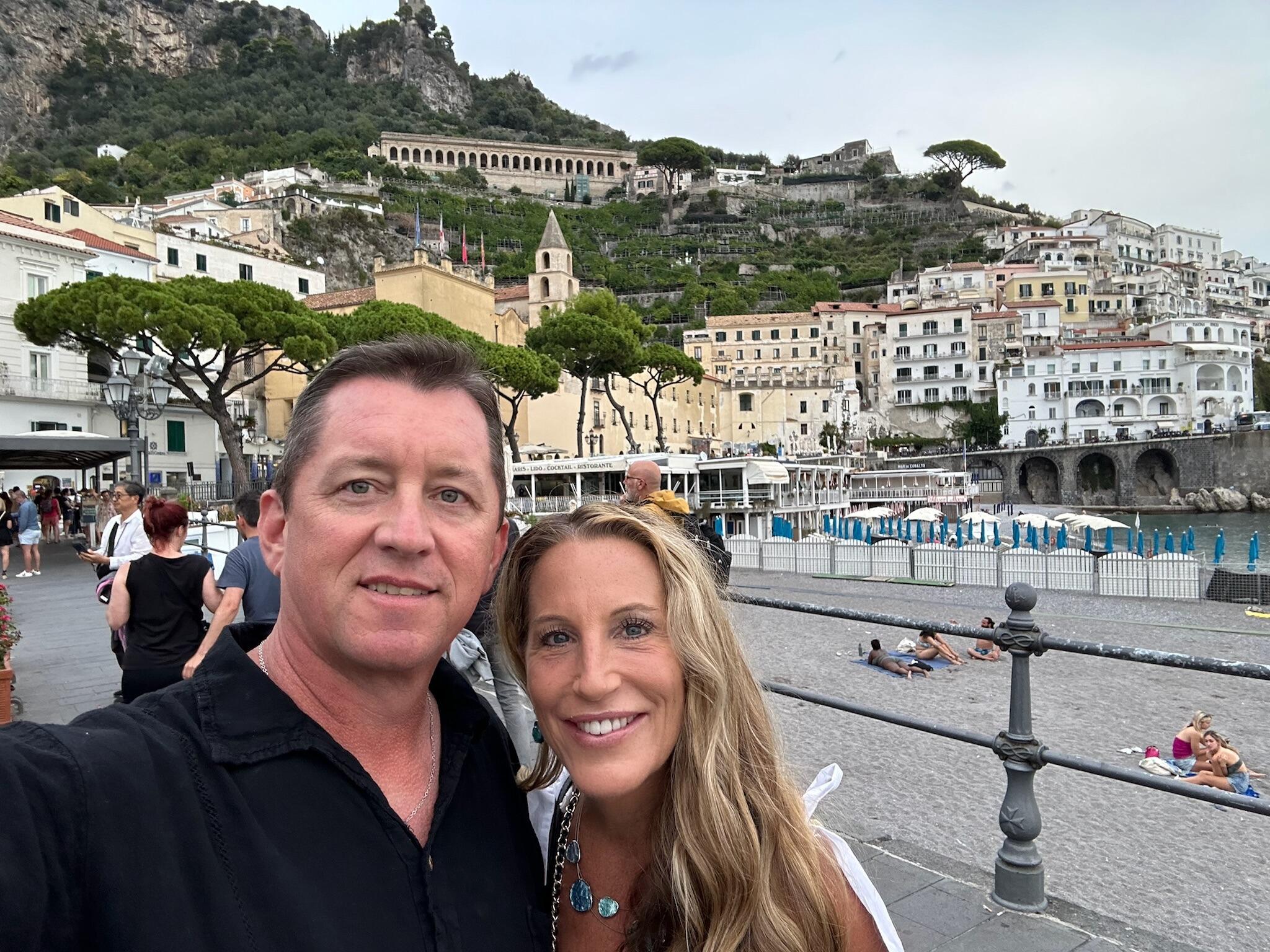 Dinner in Atrani, Italy