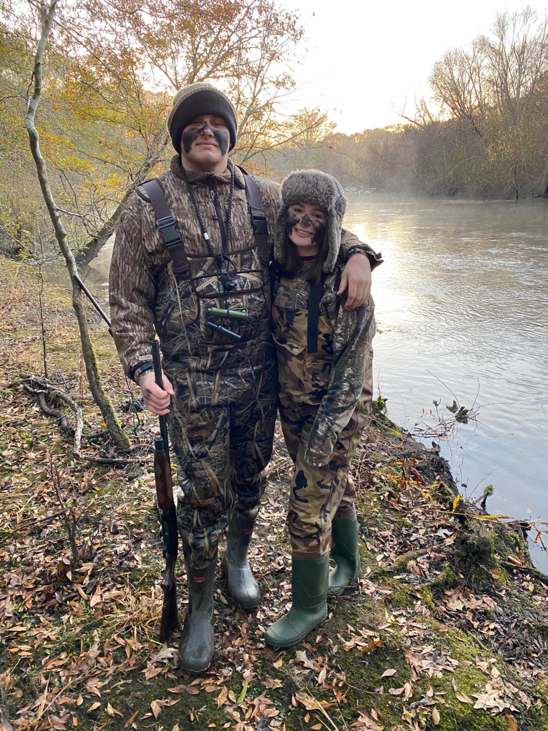 Our first duck hunt as a couple!