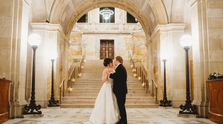 Leah & Michael, Wedding, Boston Public Library