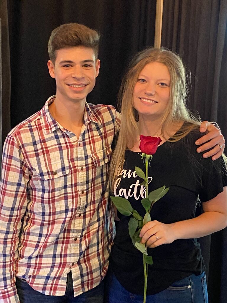 It all began when Nick asked my parents to coffee. He asked permission to date me and the rest is history!