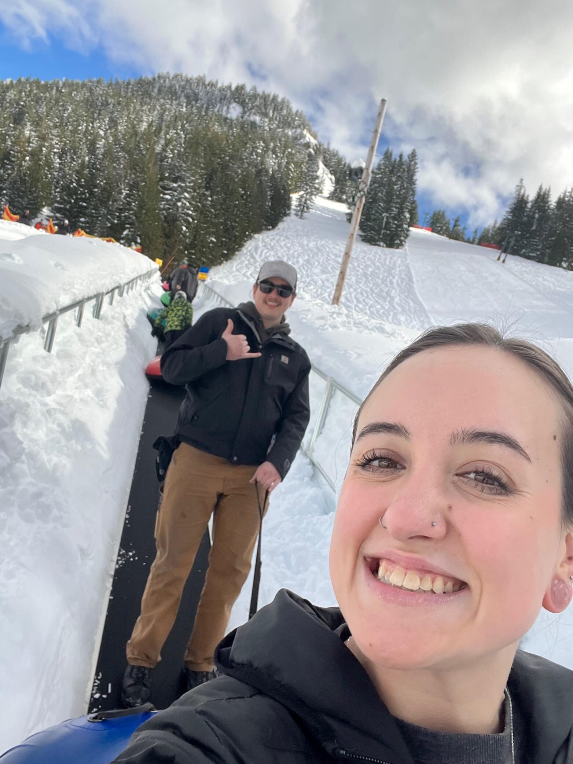 Inter tubing at Ski Bowl