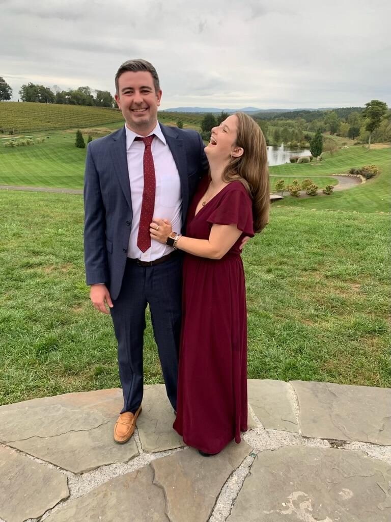 Our first wedding together!