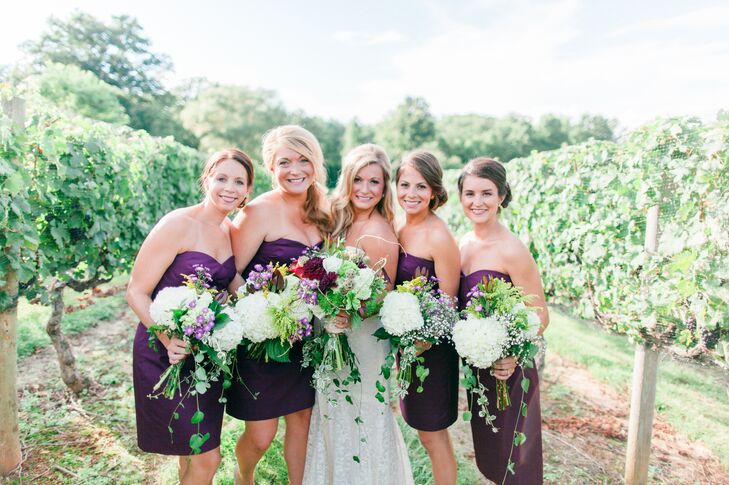 j crew strapless bridesmaid dress