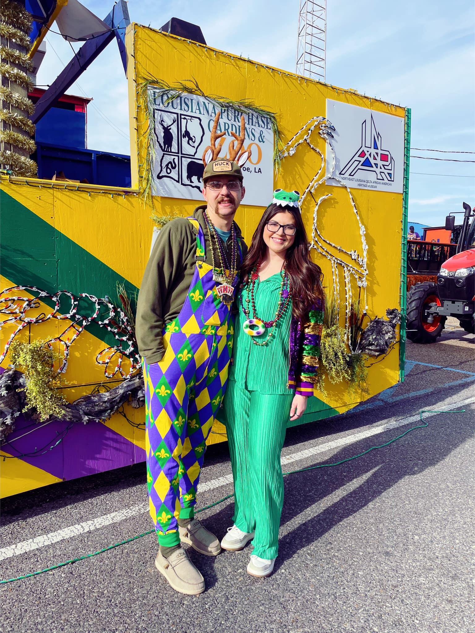 Another important milestone - Trent's first Mardi Gras! 