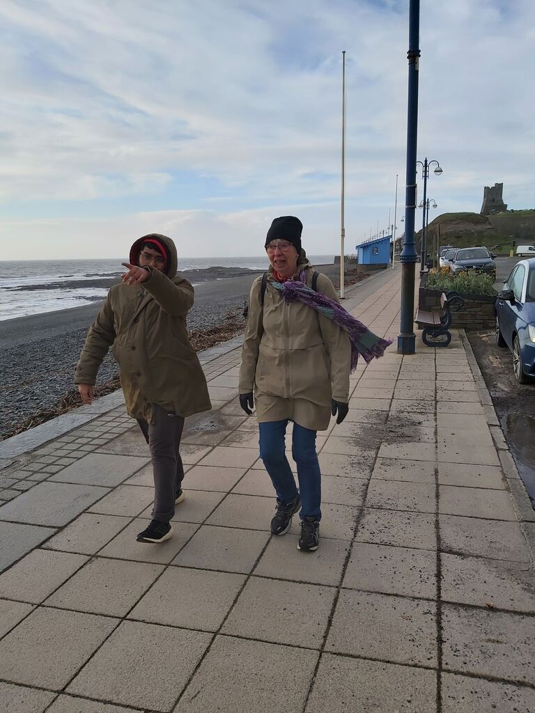 We hosted Ellen's other grandmother in Aberystwyth for the first time!