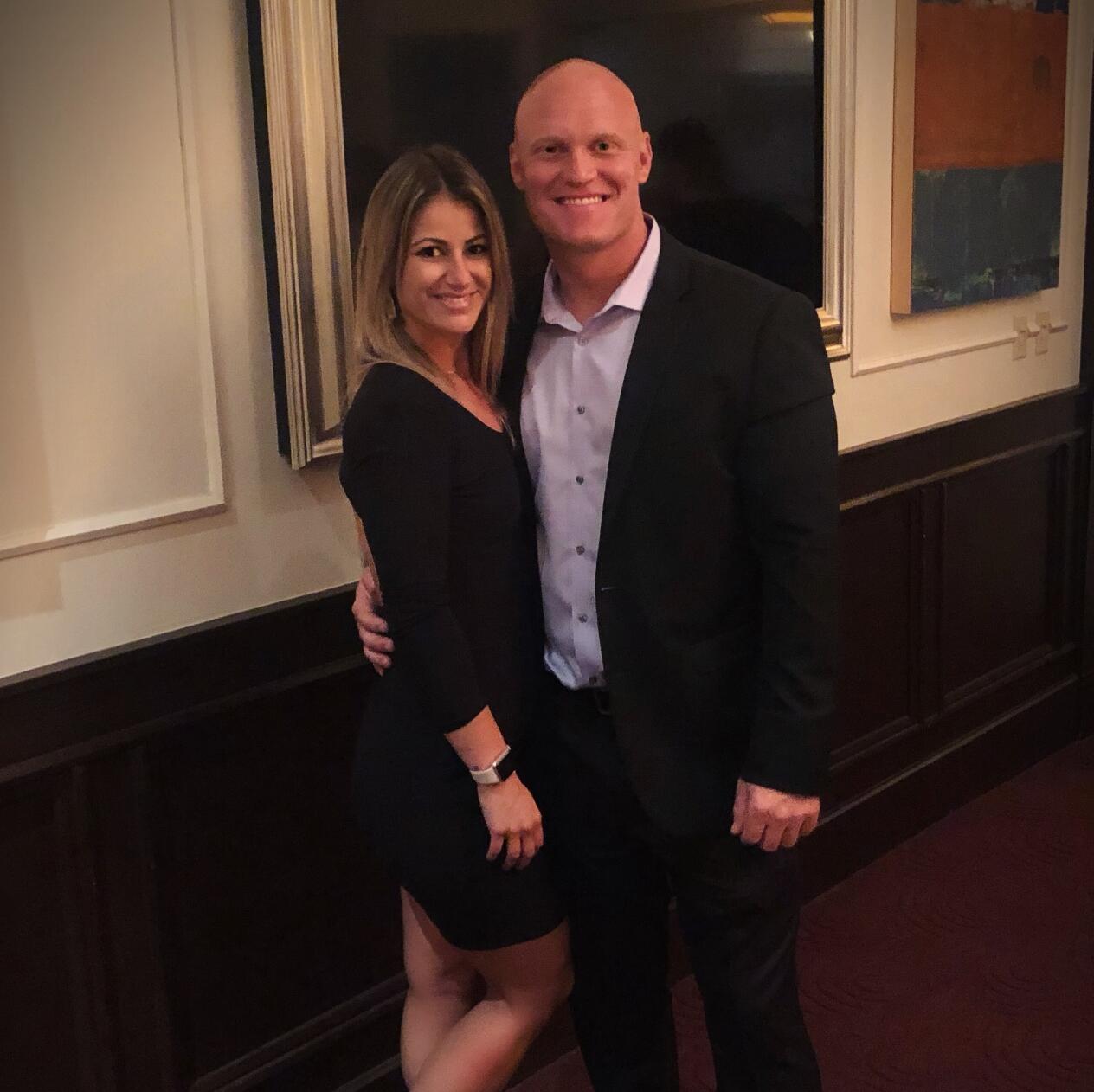 This was most likely our first social event together. Alyssa's 30th birthday at Chops in Boca Raton, FL. 