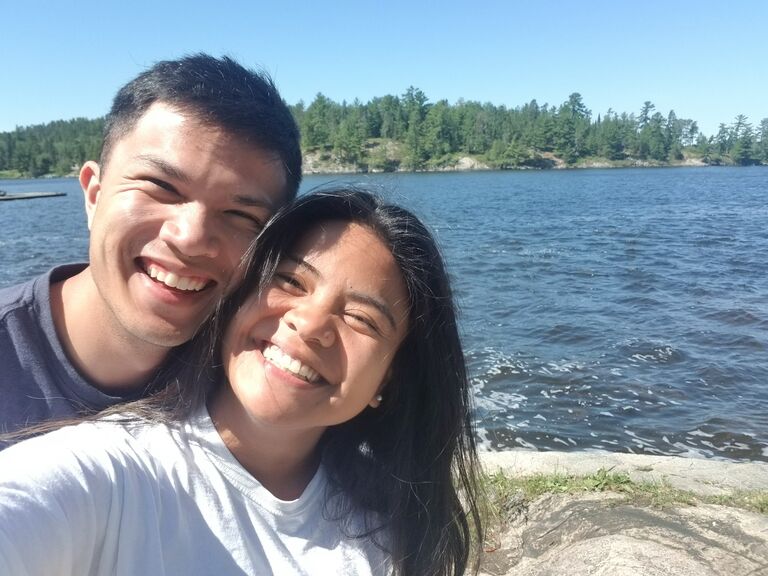 First Camping Together at Sioux Narrows, ON.