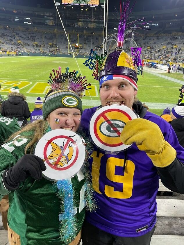 Ben's first trip to Lambeau field; got to witness the Packers defeat the Vikings in person.