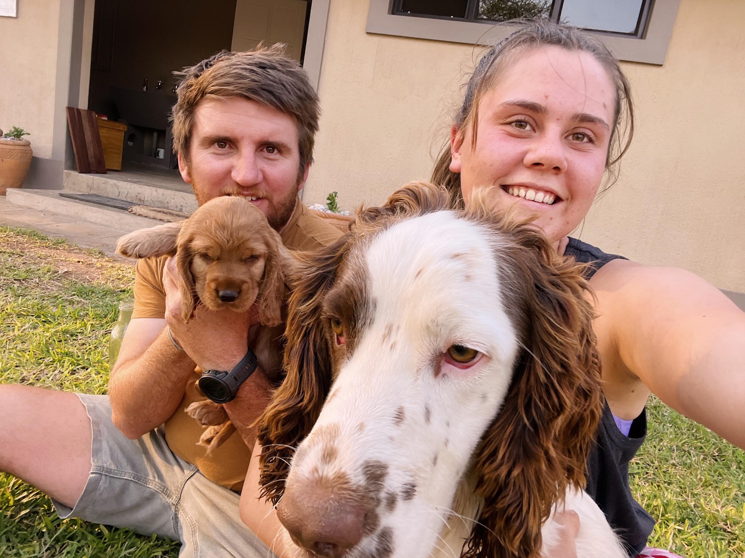 The day we welcomed a new furry friend into our family — Brandy. For those lucky enough to know her, you’ll understand just how full of love, loyalty, and sweetness she is. She instantly became Banjo’s best friend and forever changed our lives.