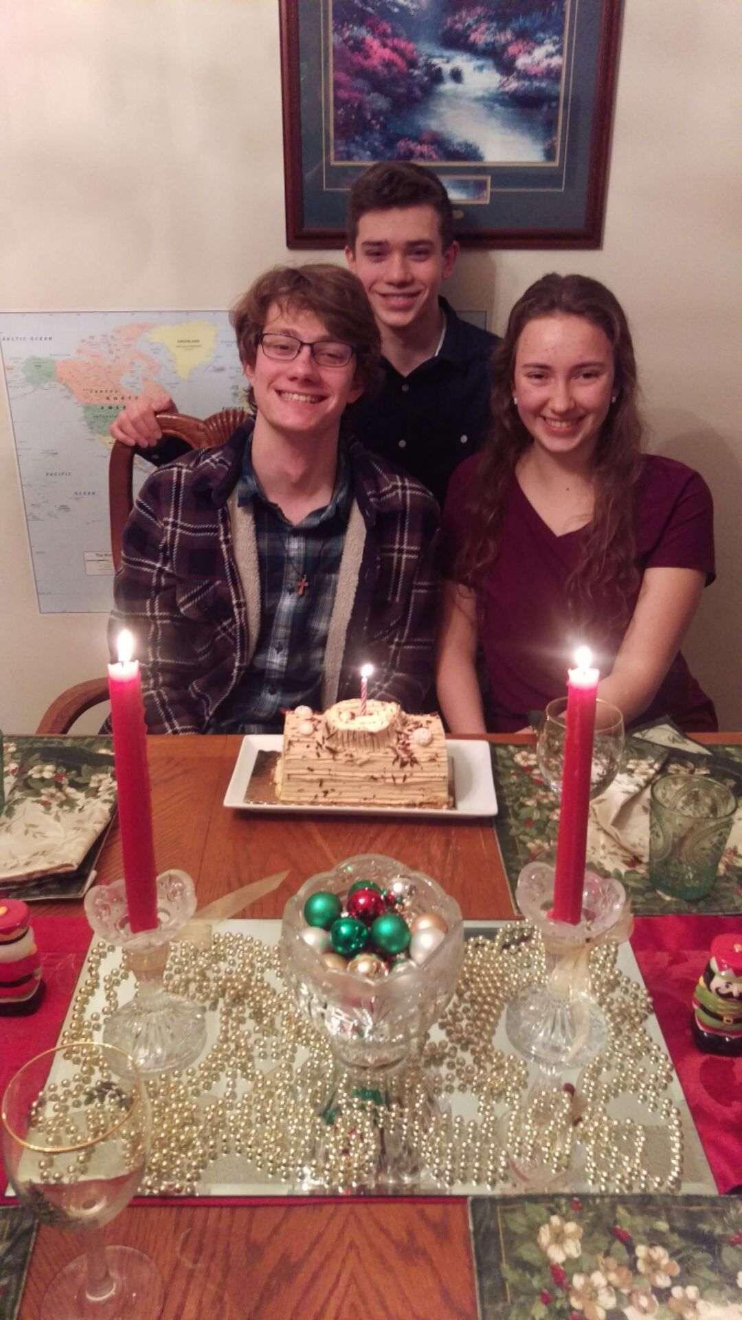 A few days later, on Christmas Day, Alex proposed.  The main deciding factor was the platypus cake.  I'm a geek, but Bethany said yes, so I guess she thinks I'm alright.