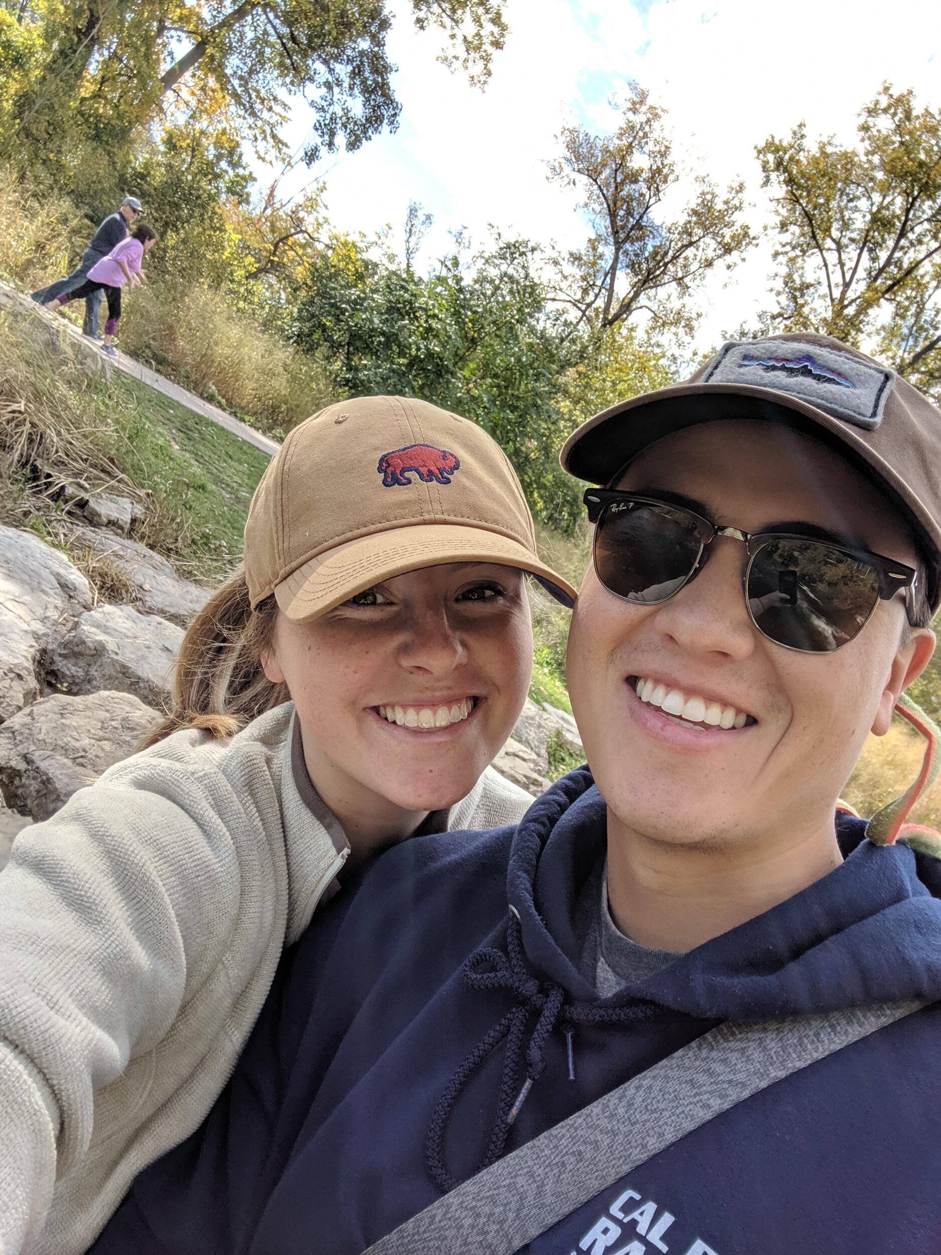 Landon got an incredible opportunity for an internship with Toyota in Michigan and moved there for 5 months, missing the first quarter of school. While Landon was kicking butt at his fancy new job, Ruby was working on her thesis research in the labs on campus. There was a quick moment before the quarter started that Ruby was able to go visit Landon in Michigan. Even though long-distance wasn’t fun, they were both so busy that time flew by.