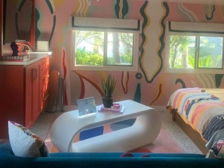 Jeremy chose and booked this beautiful Airbnb for him and Danielle as they attended their first Recovering Couples Anonymous Convention, "Together Again," in San Diego, California. 🏡🌴 The vibrant surroundings mirrored the joy and love they share. 💖 Serving as the Swag Chair, they found fulfillment in being of service together. 🎁 Throughout the convention, they attended workshops on healthy communication, caring, and greater intimacy, deepening their bond and spiritual connection. 💞 This special bright and vibrant retreat was a testament to their commitment to each other and their journey of growth and love. 🌟 "We help each other learn how to love." Affirmations for Couples: A Recovering Couples Anonymous Pamphlet (2018) 