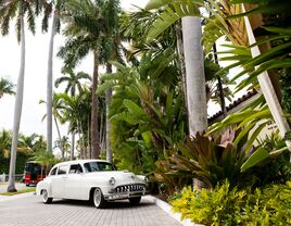 Destination wedding car for transportation 