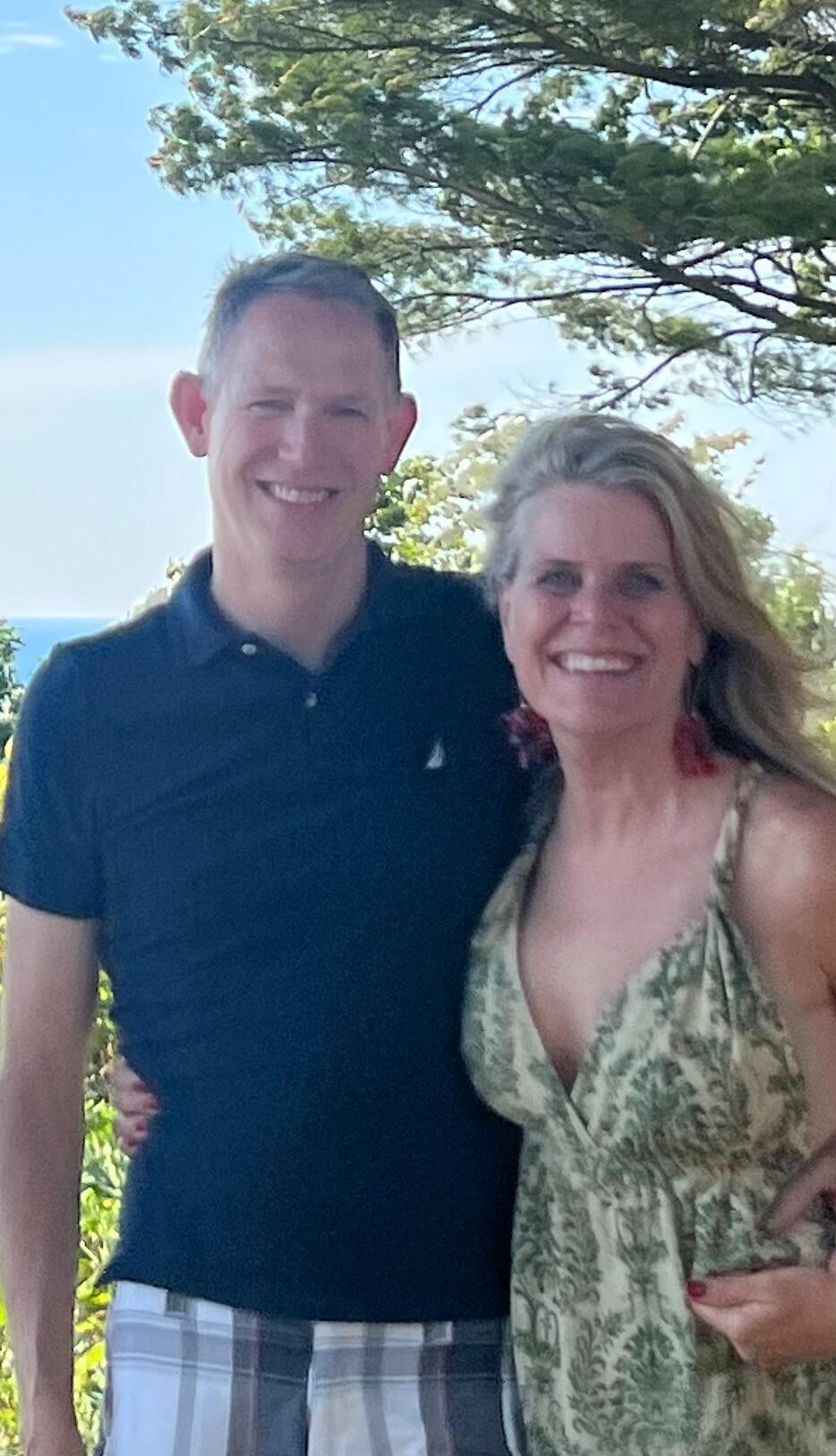 July 4th celebration with Lisbeth's rowdy friends.  Matt wasn't scared away and the friends approved.