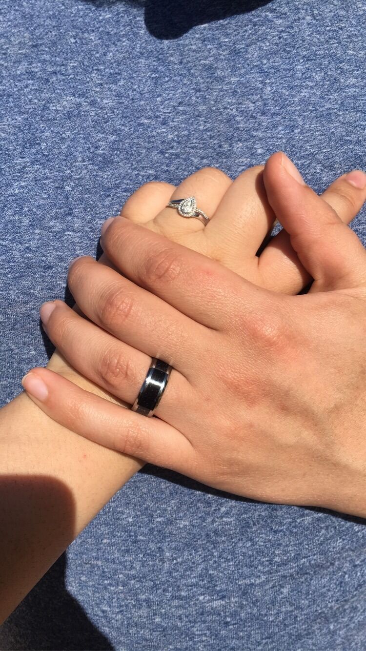 We also exchanged promise rings on the same trip!