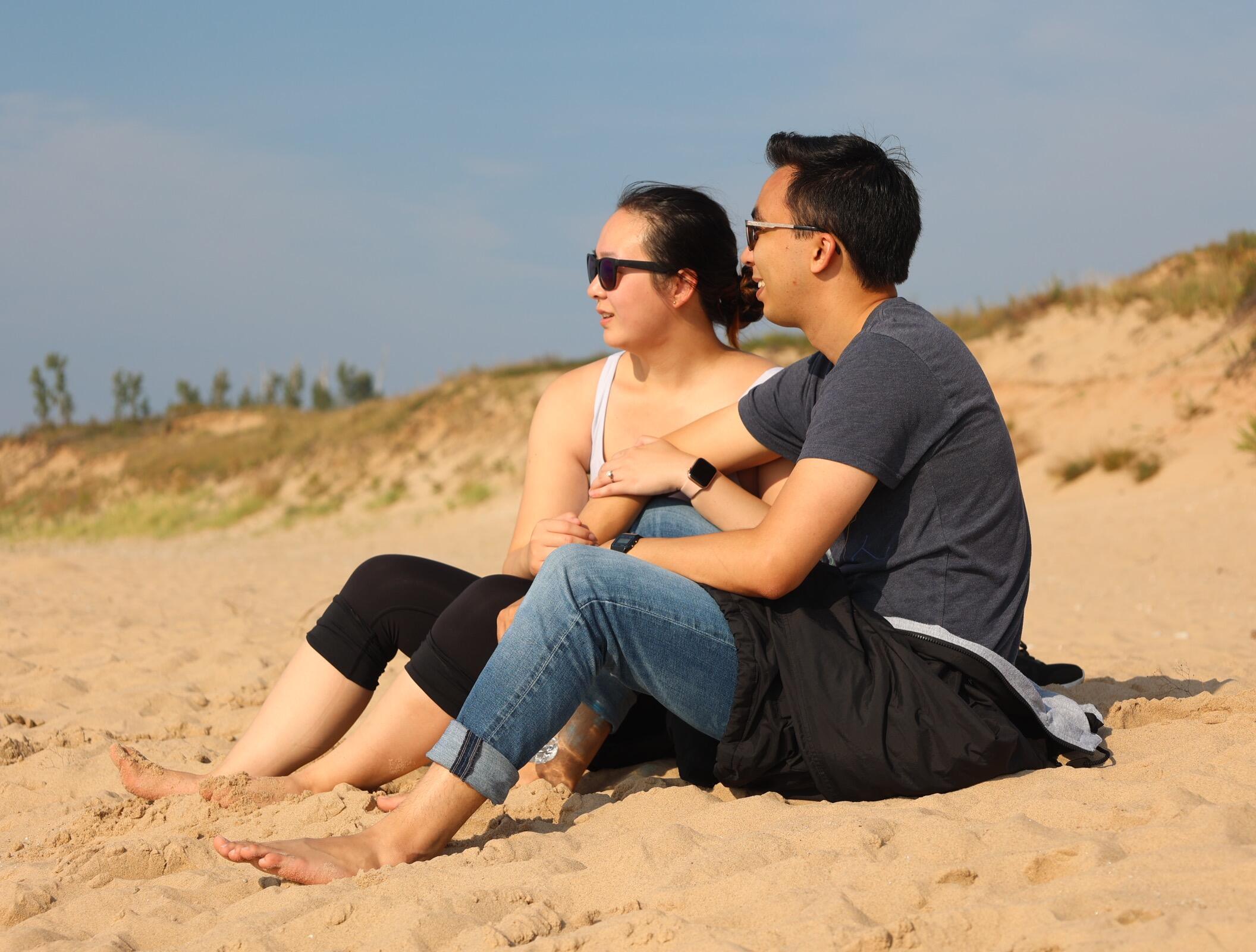 Another lil beach moment (not captured was the horrific Dune Climb it took to get here)