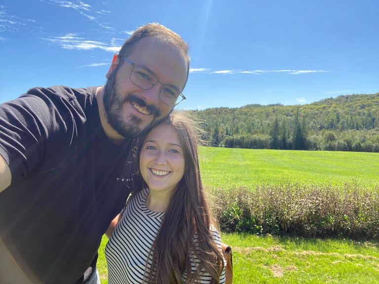 Notre dernière photo ensemble avant que Josh déménage en Floride pour le travail