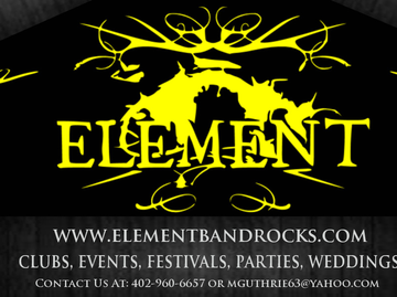 Element Variety Band / Event Services - Variety Band - Omaha, NE - Hero Main