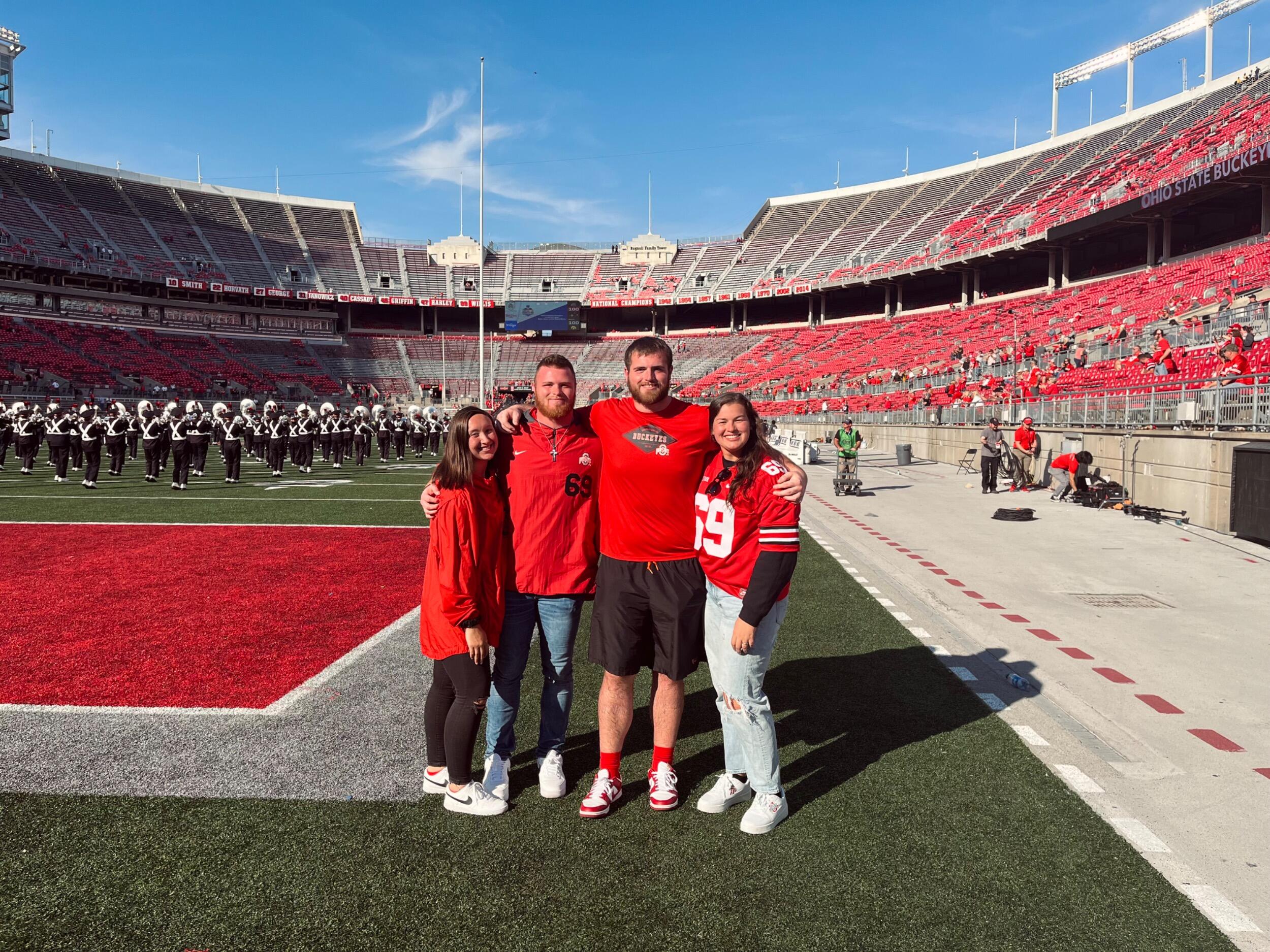 Lauren’s first Ohio State football game