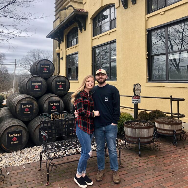 Celebrated our first anniversary and Dalton's birthday (a little late) with some distillery tours, Lawrenceburg, KY